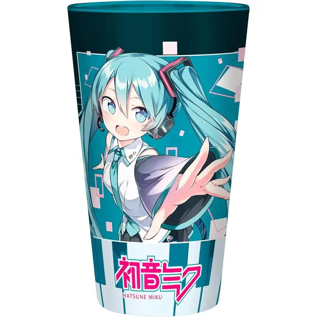 Hatsune Miku - Piano Keys Drinking Glass (13.5 oz.) - ABYstyle - Image 3