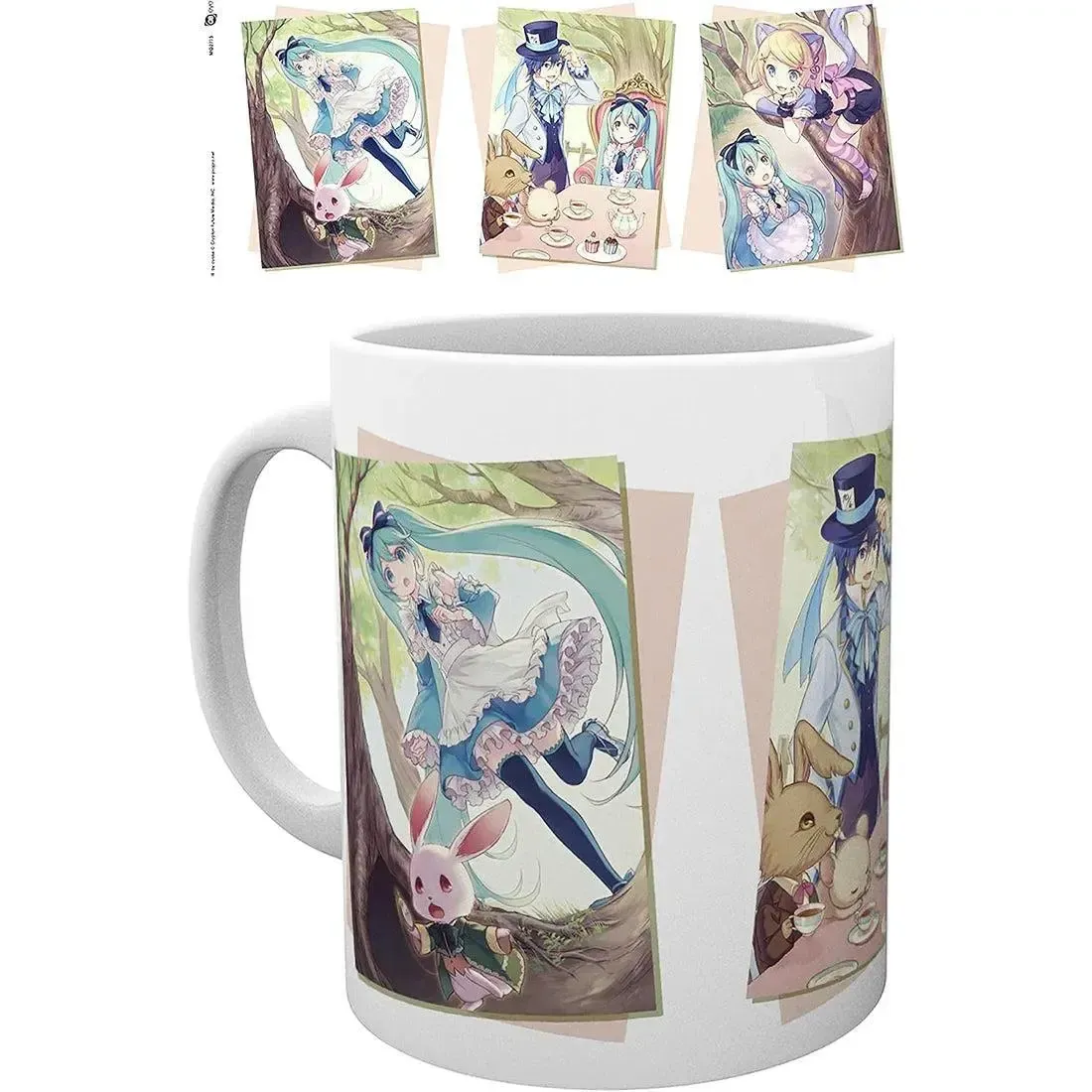Hatsune Miku x Alice in Wonderland - Story Scenes Mug (Ceramic, 11 oz.) - ABYstyle - Image 3