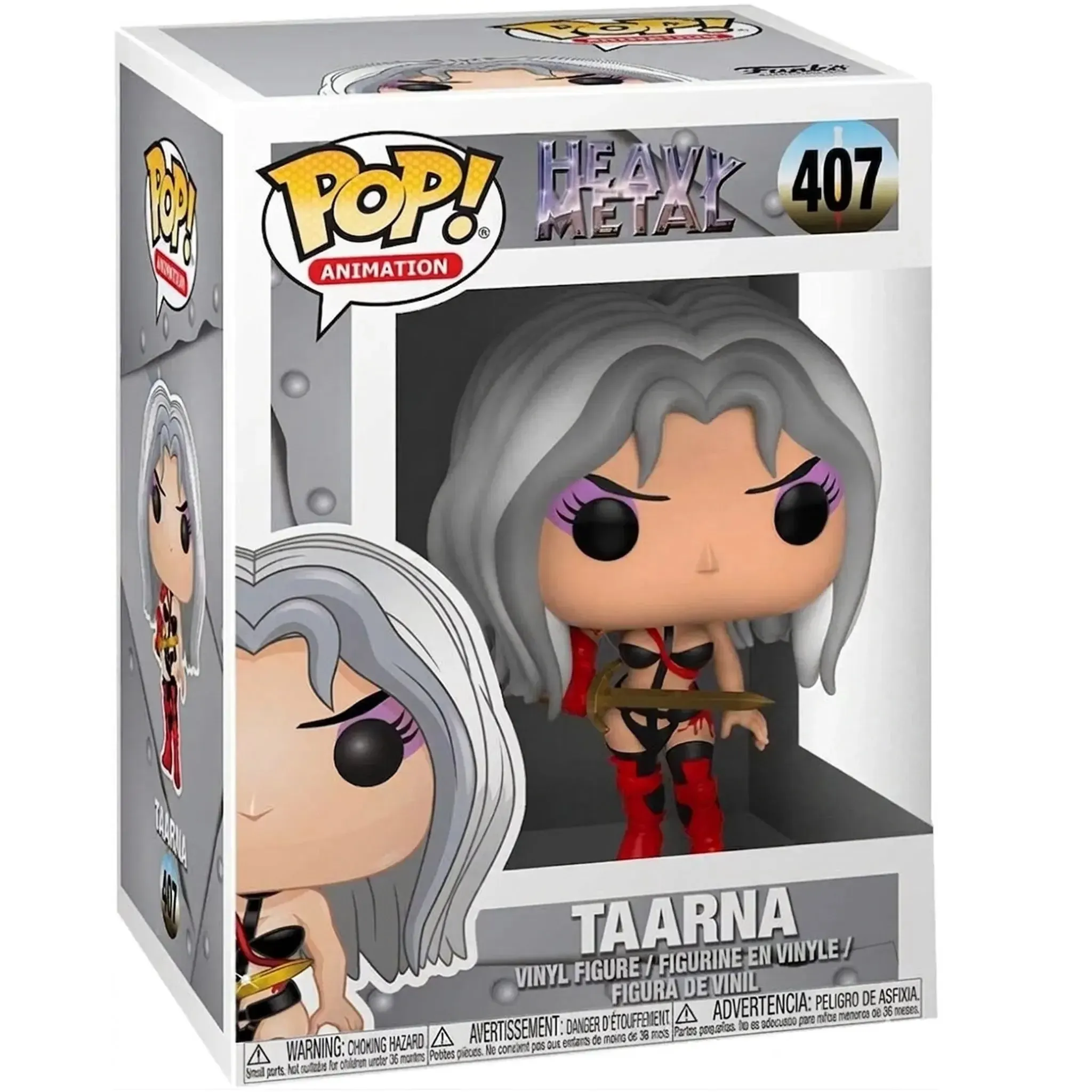 Heavy Metal - Taarna Figure (3.75") - Funko - Pop! Animation Series (407), Toy Tokyo San Diego 2018 Limited Edition