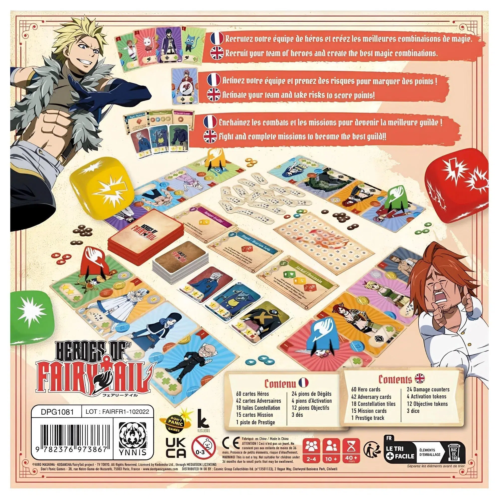 Heroes of Fairy Tail - Adventure Anime Board Game for Family, Adults & Children (2-4 Players, Ages 10+) - Japanime Games - Image 6
