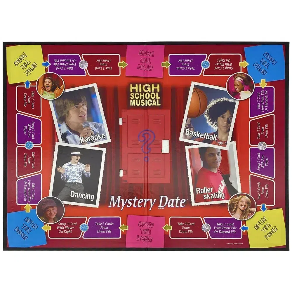High School Musical: Mystery Date - Party Romance Board Game for Family, and Children (2-4 Players, Ages 7+) - Milton Bradley - Image 5