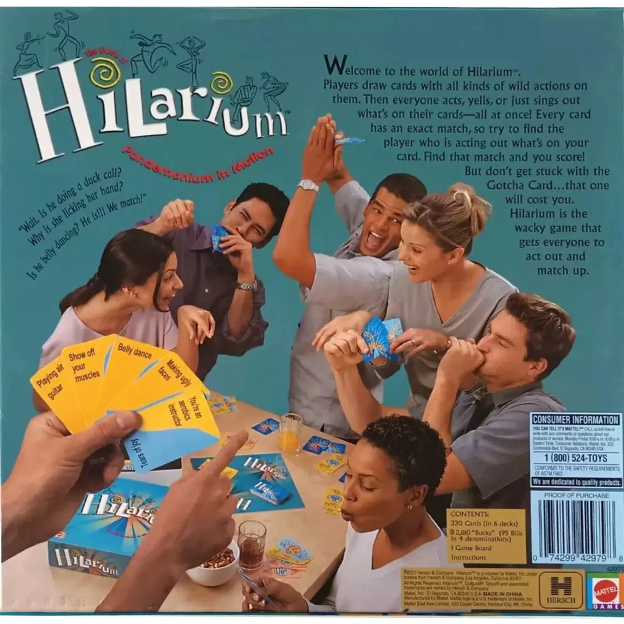 Hilarium: Pandemonium in Motion - Fast-Paced Party Board Game for Family, Adults, and Children (2-6 Players, Ages 12+) - Mattel - Image 3