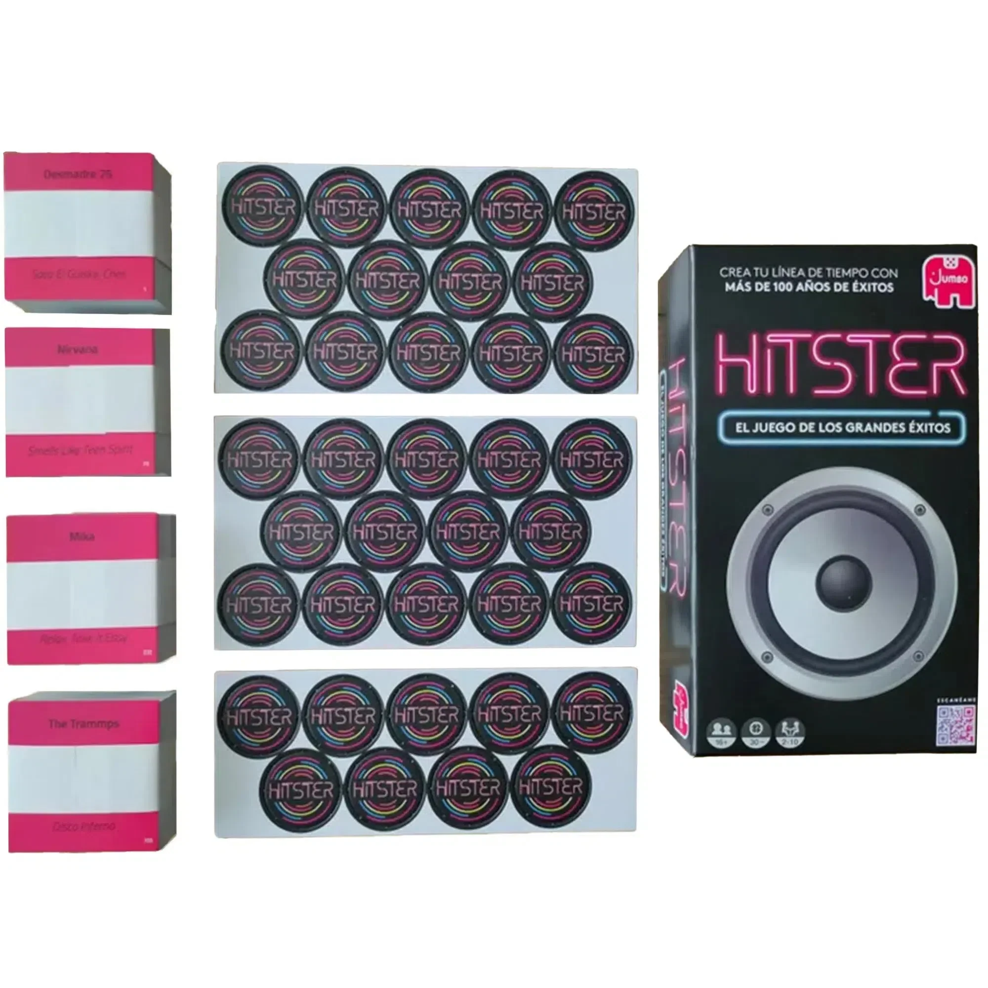 Hitster - Party Music Quiz Card Game for Family, and Adults (2-10 Players, Ages 16+) - Jumbo Games - Image 4