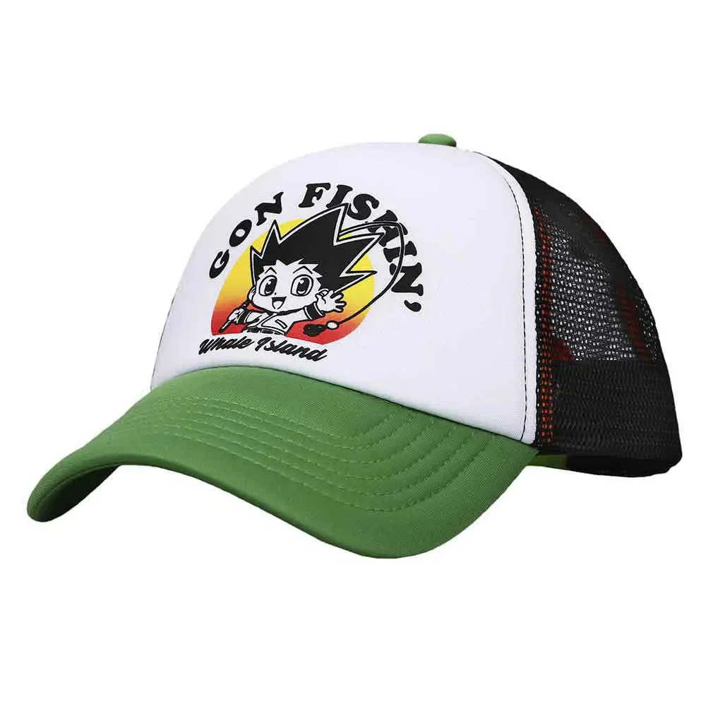 Hunter x Hunter - "Gon Fishin' Whale Island" Trucker Hat - Bioworld - Image 3