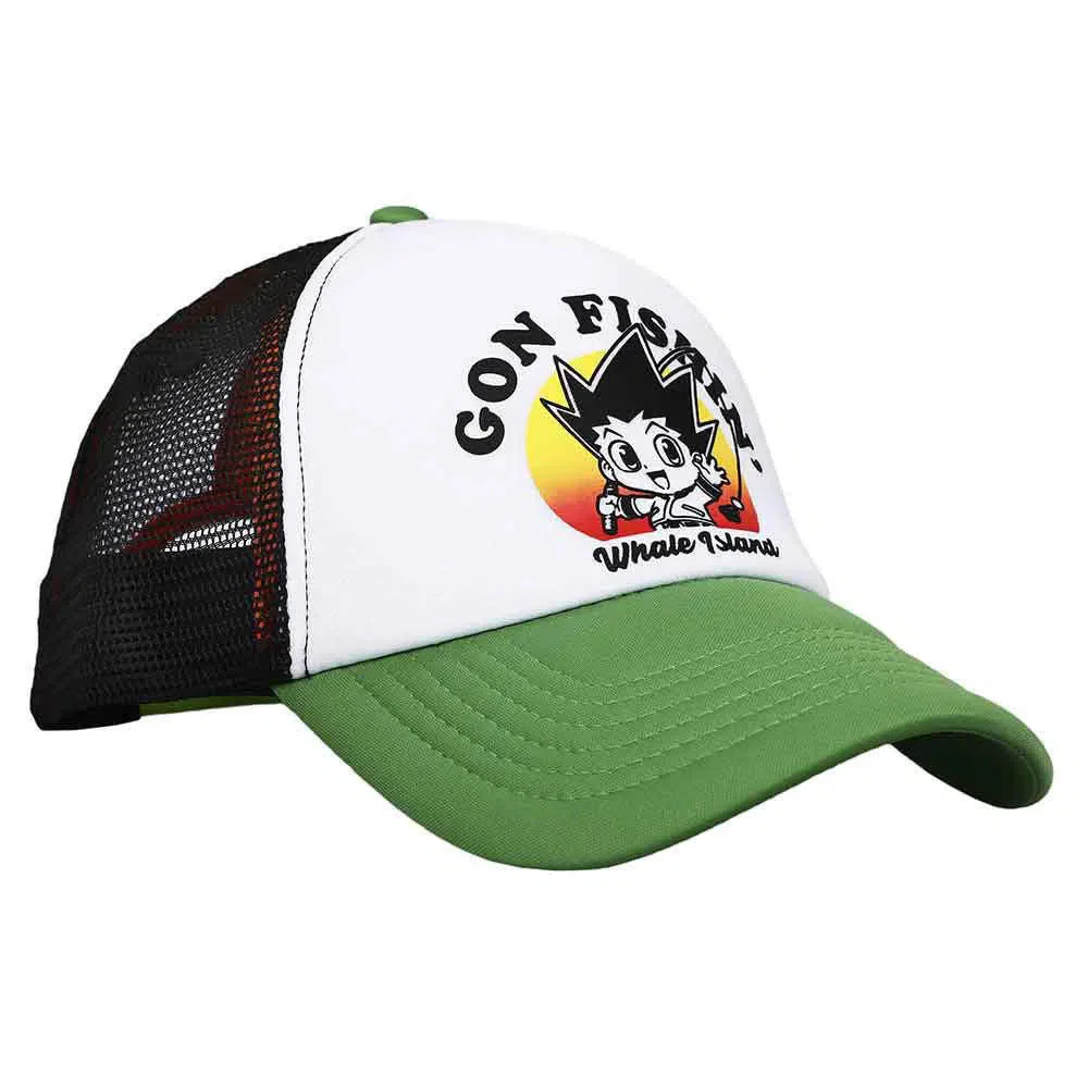 Hunter x Hunter - "Gon Fishin' Whale Island" Trucker Hat - Bioworld - Image 4