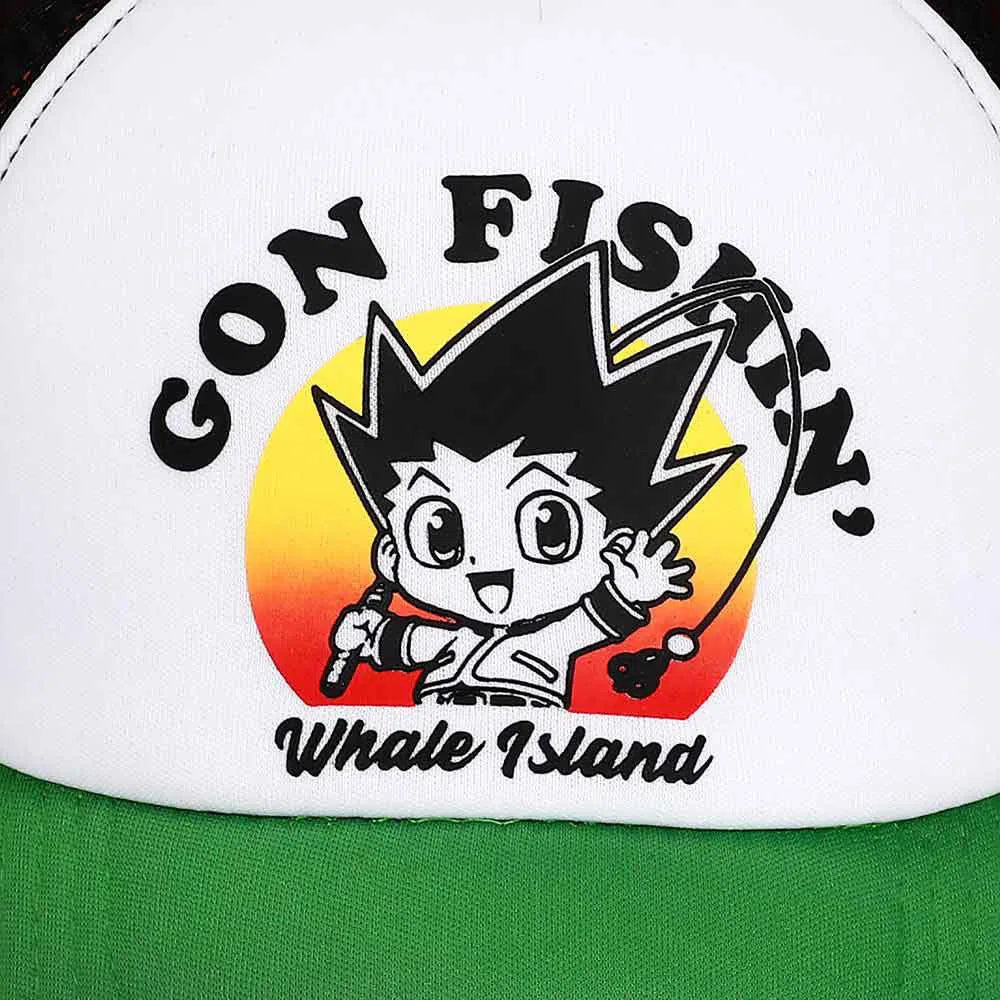 Hunter x Hunter - "Gon Fishin' Whale Island" Trucker Hat - Bioworld - Image 5
