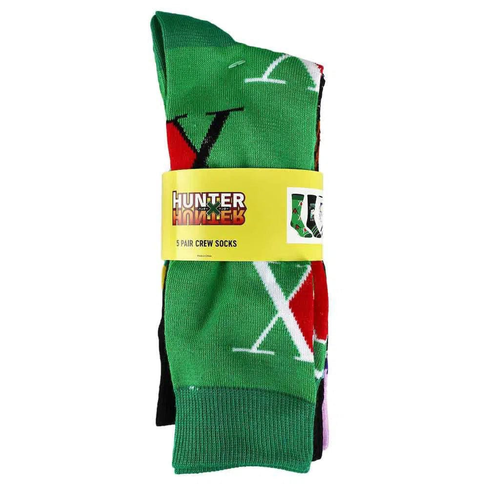 Hunter X Hunter - Mixed Character Crew Socks (5 Pairs) - Bioworld - Image 7