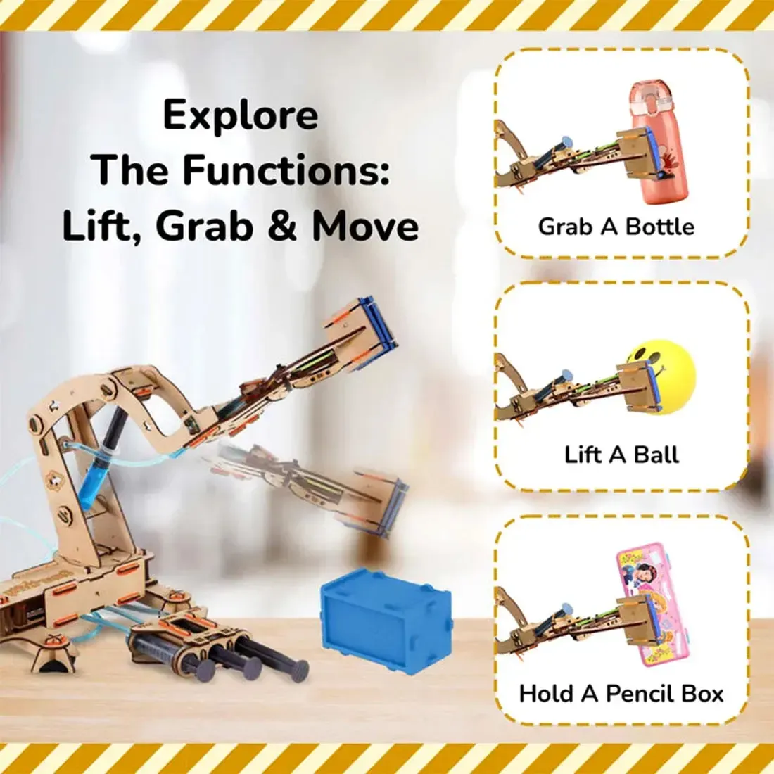 Hydraulic Crane - STEM Toy Building Set - Smartivity - Image 5