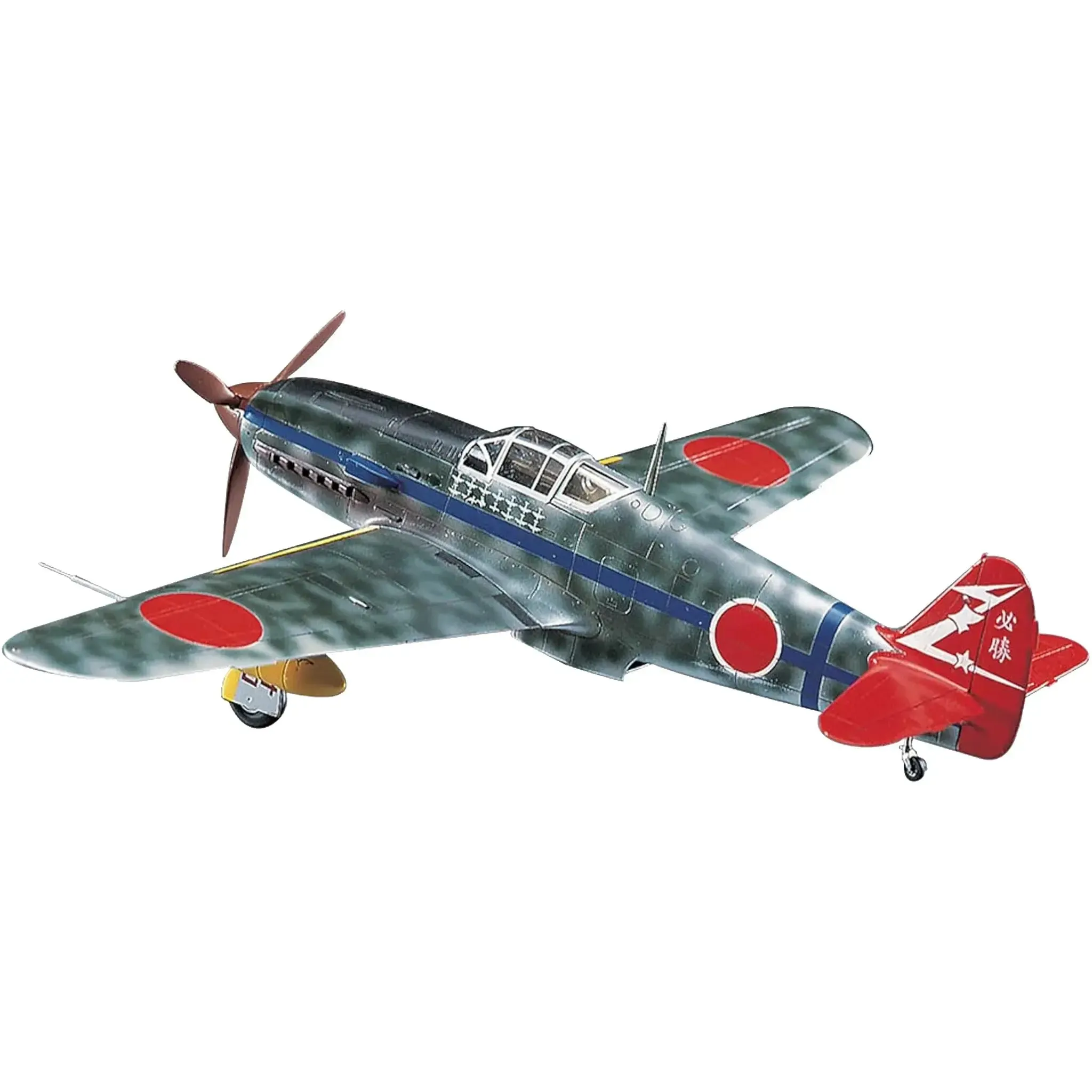 Imperial Japanese Army Air Force [World War II] - Kawasaki Ki-61-I Hien “Tony” Military Plane Figure (1:72 Scale, Plastic) - Hasegawa - (1997) - Image 2