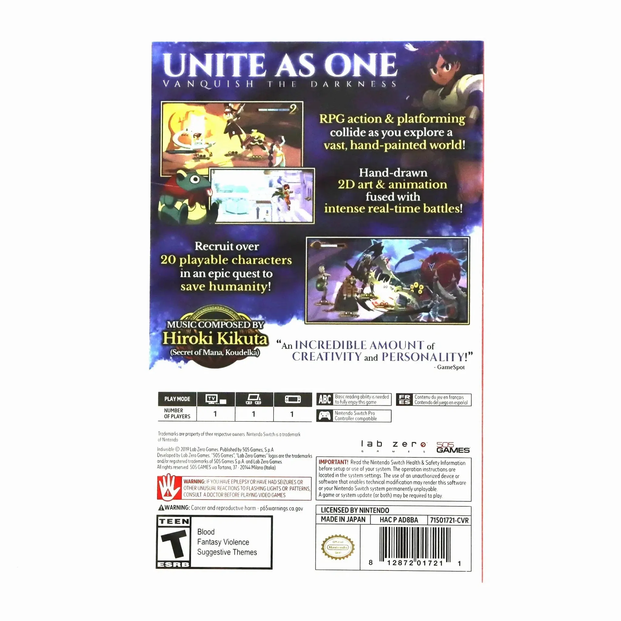 Indivisible - Nintendo Switch - Image 3