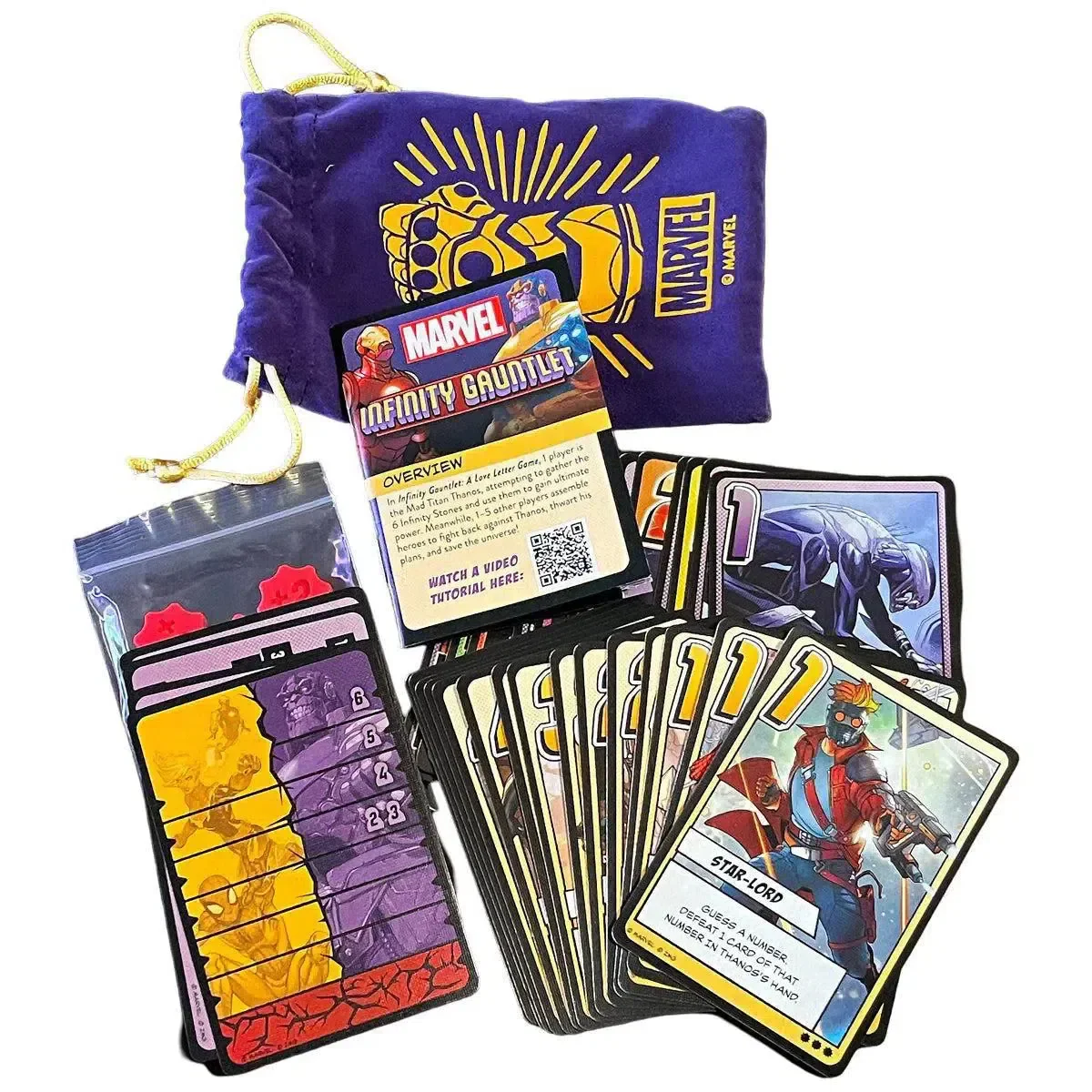 Infinity Gauntlet: A Love Letter Game - Team-Based Superheroes Board Game for Family, Adults, and Children (2-6 Players, Ages 10+) - Z-Man Games - Image 2