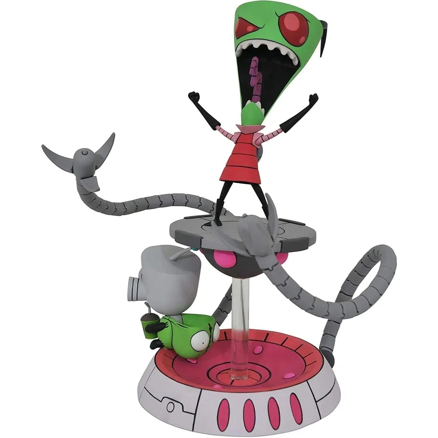Invader Zim - Triumphant Zim Figure - Diamond Select Toys - Gallery Diorama Series