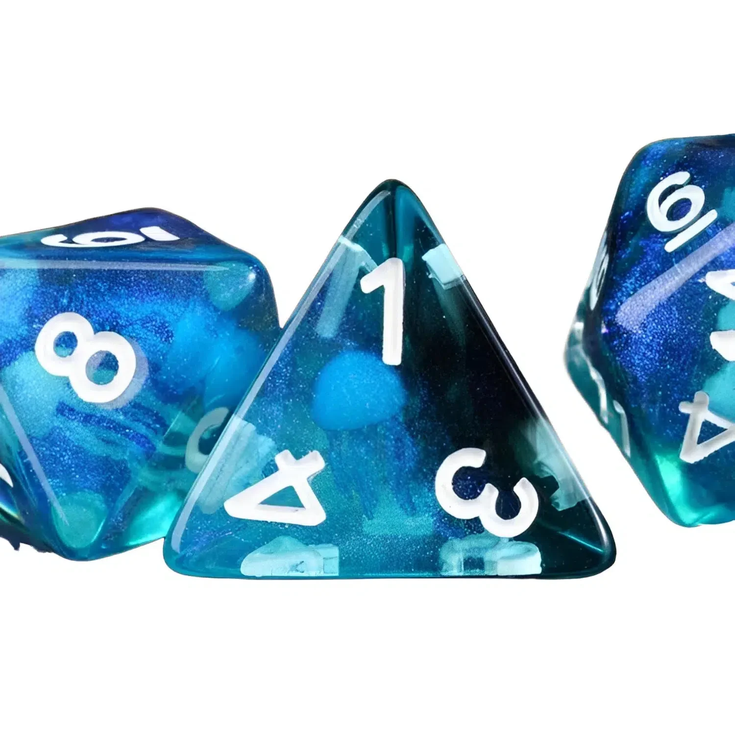 Jellyfish Dice Set (7 Dice, Polyhedral) - Game Master Dice - Image 7
