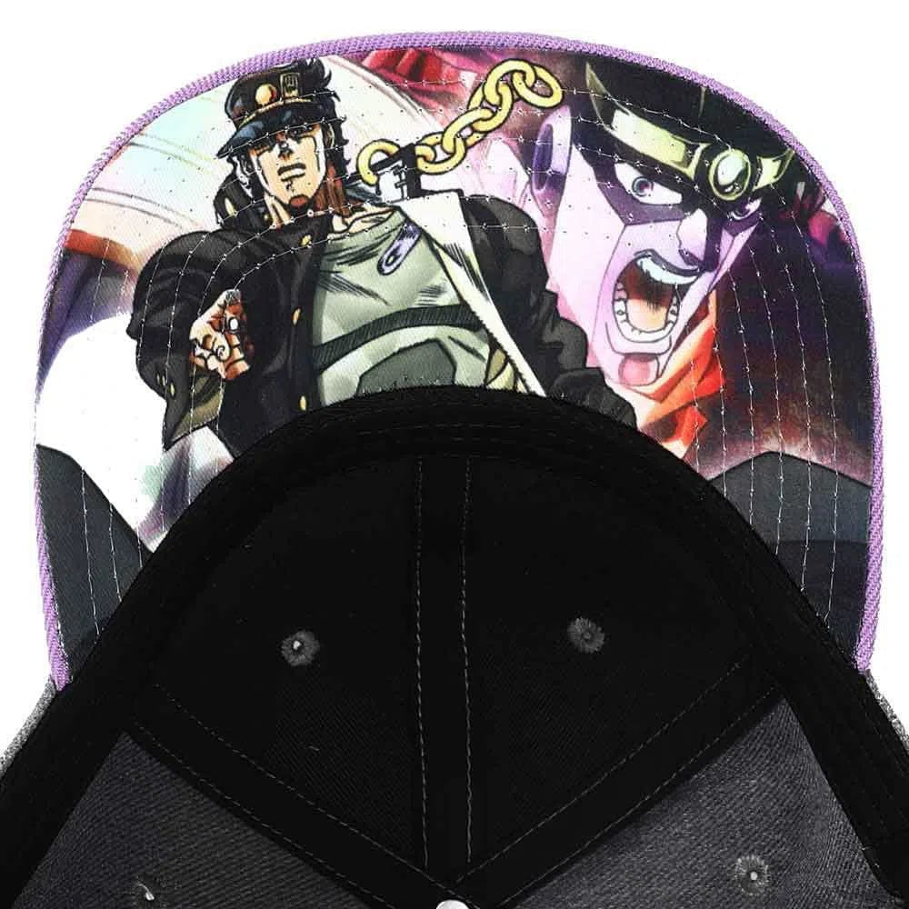 JoJo's Bizarre Adventure - Logo Snapback Hat (Pre-Curved Bill) - Bioworld - Image 5