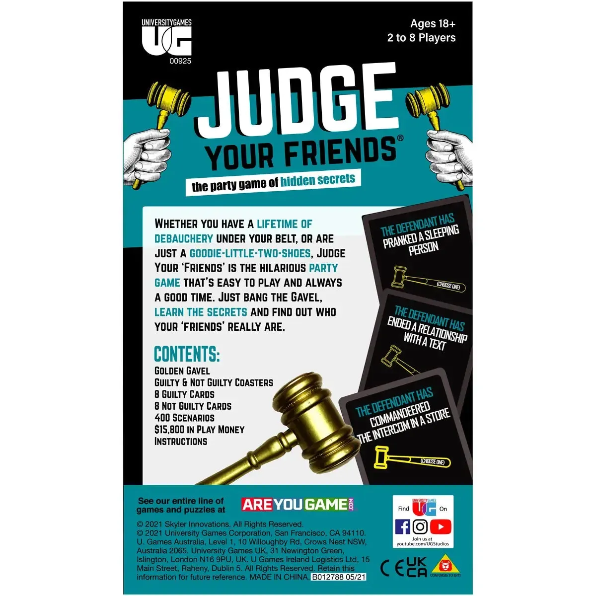 Judge Your Friends - Party Social Card Game for Adults (2-8 Players, Ages 18+) - University Games - Image 3