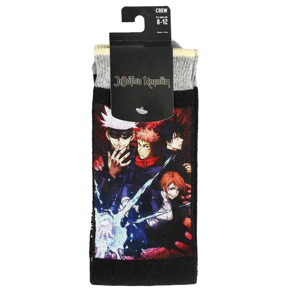 Jujutsu Kaisen - Main Characters Crew Socks (Sublimated) - Bioworld - Image 3