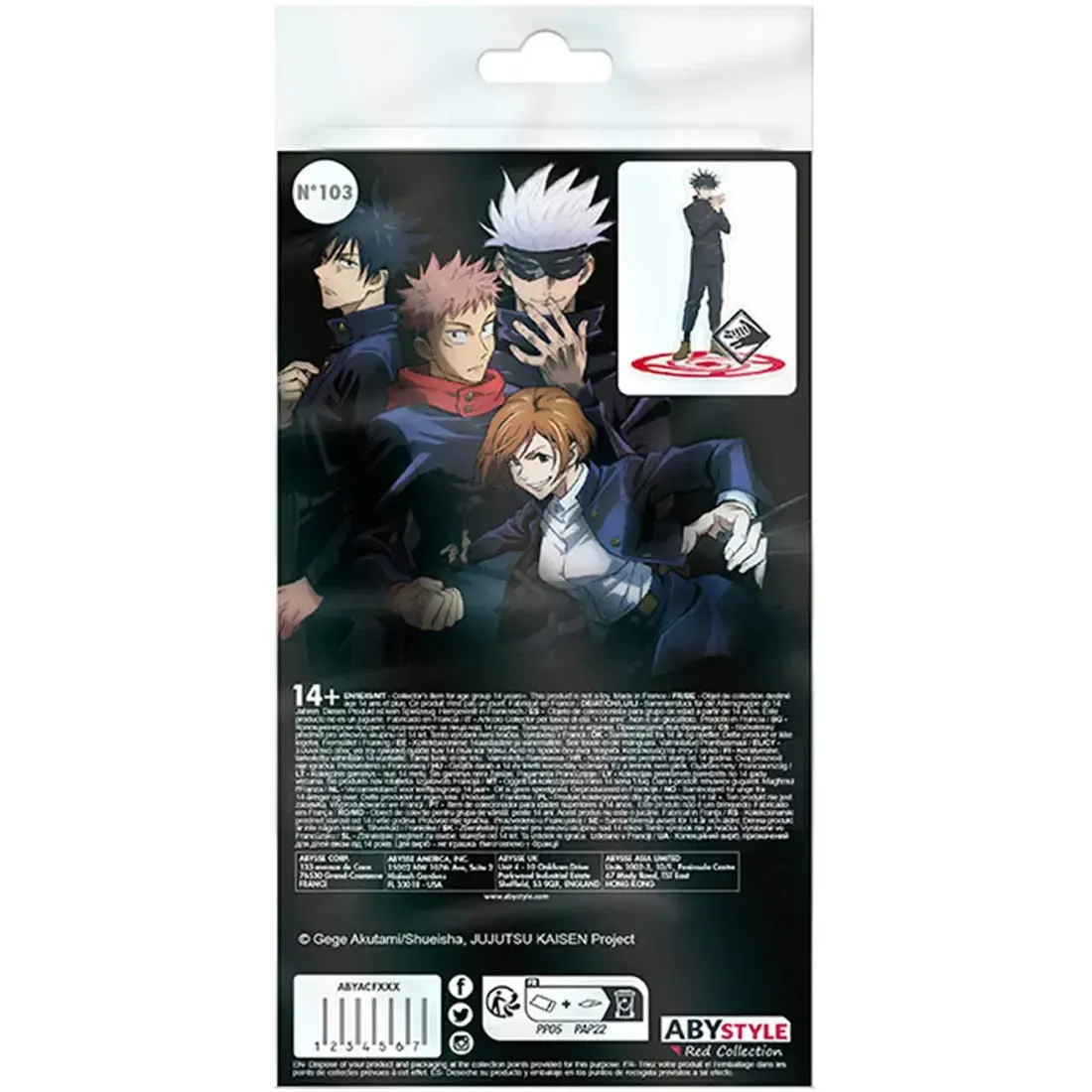 Jujutsu Kaisen - Megumi Fushiguro Standee Figure (4" Acrylic) - ABYstyle - Acryl Series - Image 3