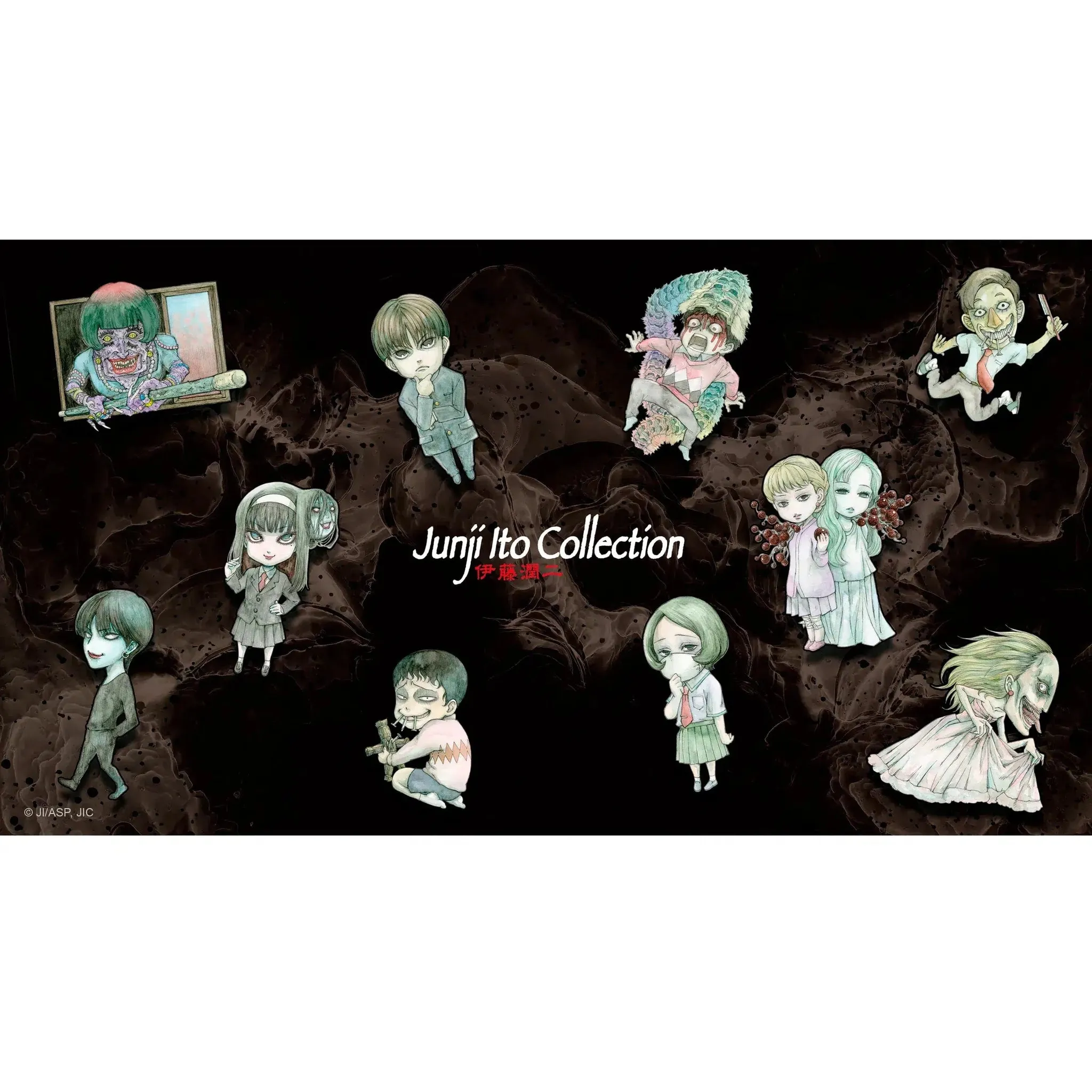 Junji Ito Collection - Chibi Plastic Tumbler with Straw (16 oz.) - ABYstyle - Image 3
