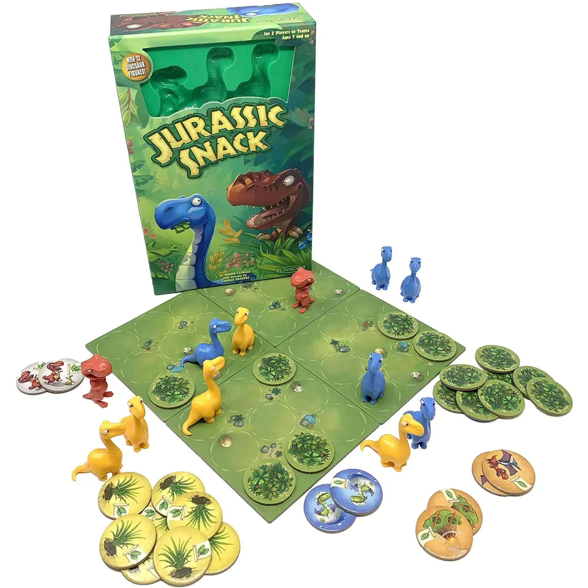 Jurassic Snack - Strategy Dinosaur Board Game for Family, Adults, and Children (2 Players, Ages 7+) - Playroom Entertainment - Image 2