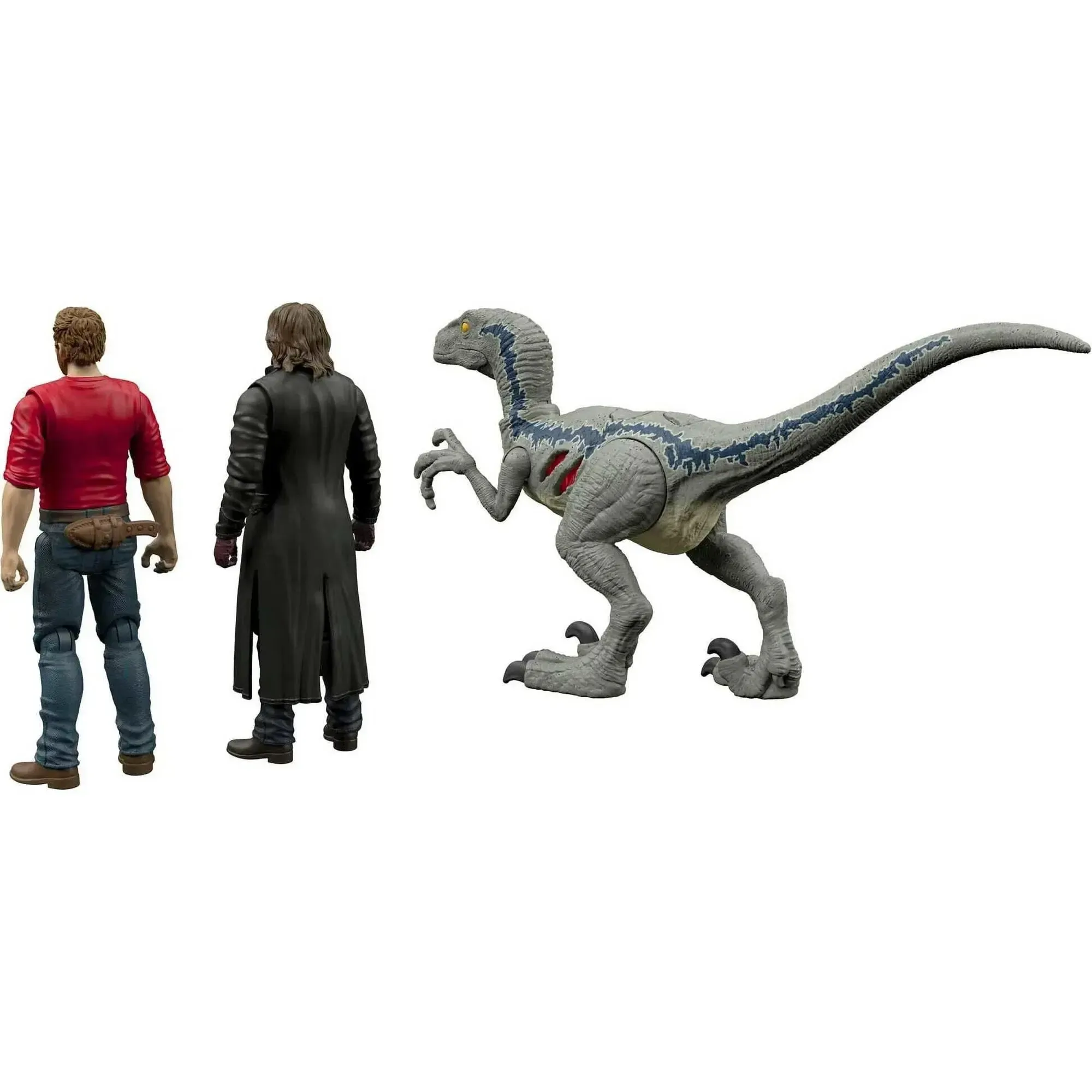 Jurassic World Dominion - Owen & Velociraptor 'Blue' Pursuit Action Figure Pack - Mattel - Extreme Damage Series - Image 5