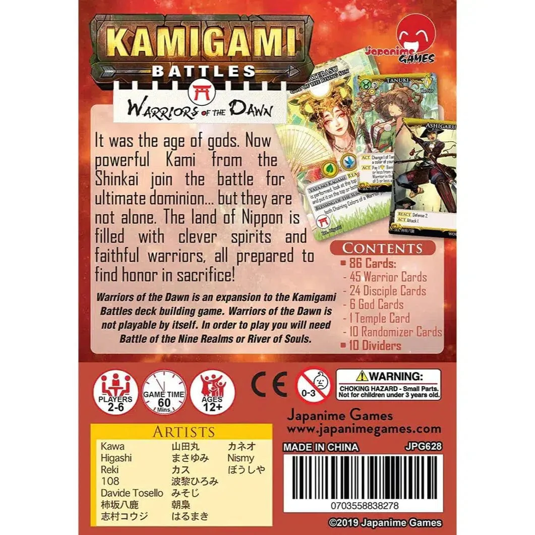 Kamigami Battles: Warriors of the Dawn - Expansion Pack - Image 2