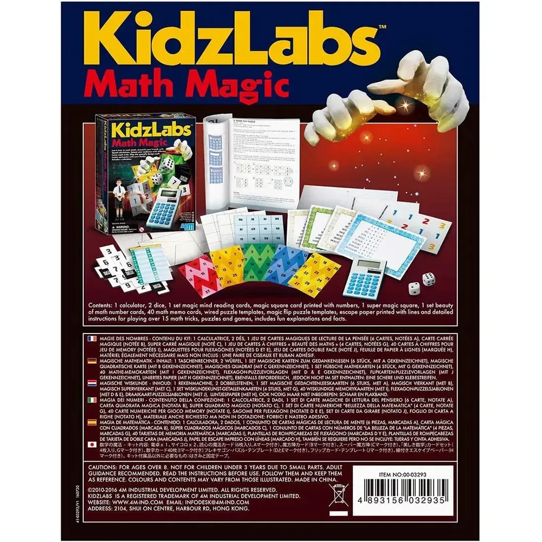 KidzLabs: Math Magic - Math Tricks Educational Toy Kit - 4M - Image 3