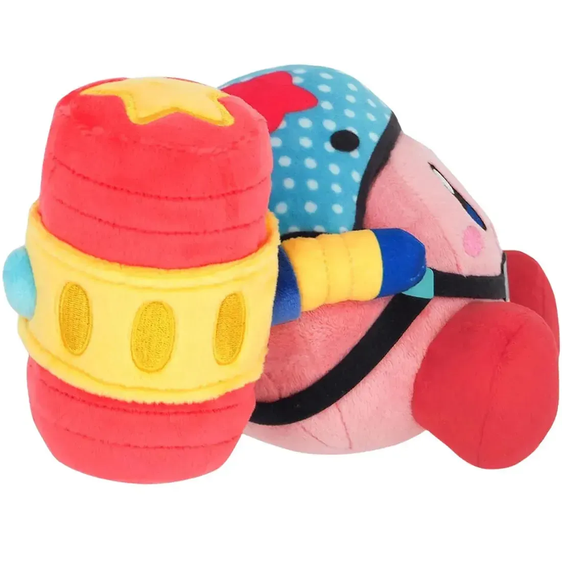 Kirby and the Forgotten Land - Toy Hammer Kirby Plush (4") - Little Buddy - Image 4