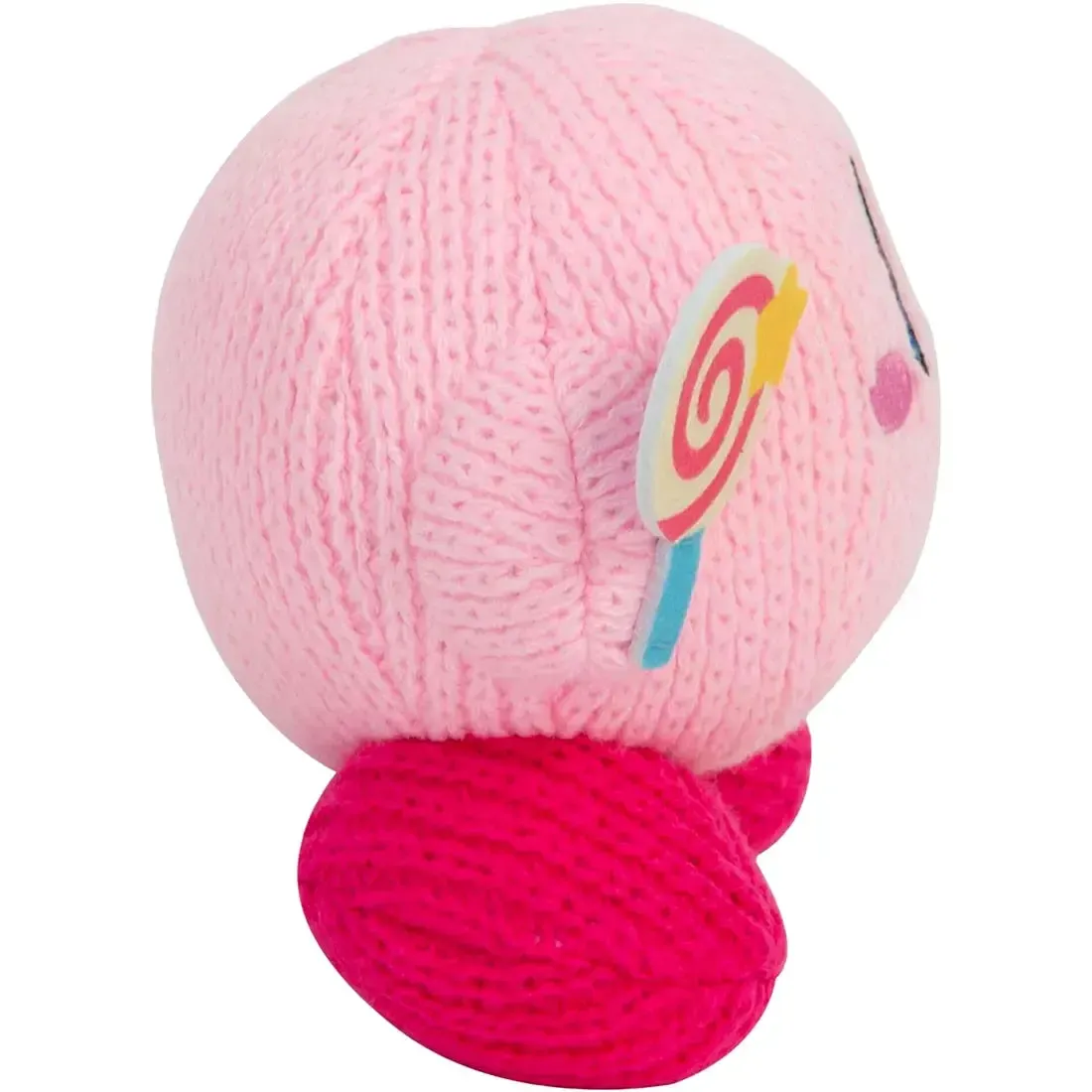 Kirby - Crochet Kirby with Invincible Candy Plush (6") - Tomy - Nuiguru Knit Series - Image 3