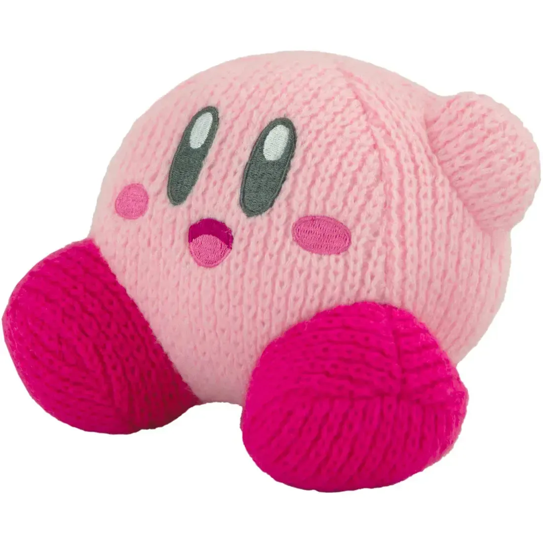 Kirby - Crochet Waving Kirby Plush (6") - Tomy - Nuiguru Knit Series - Image 3