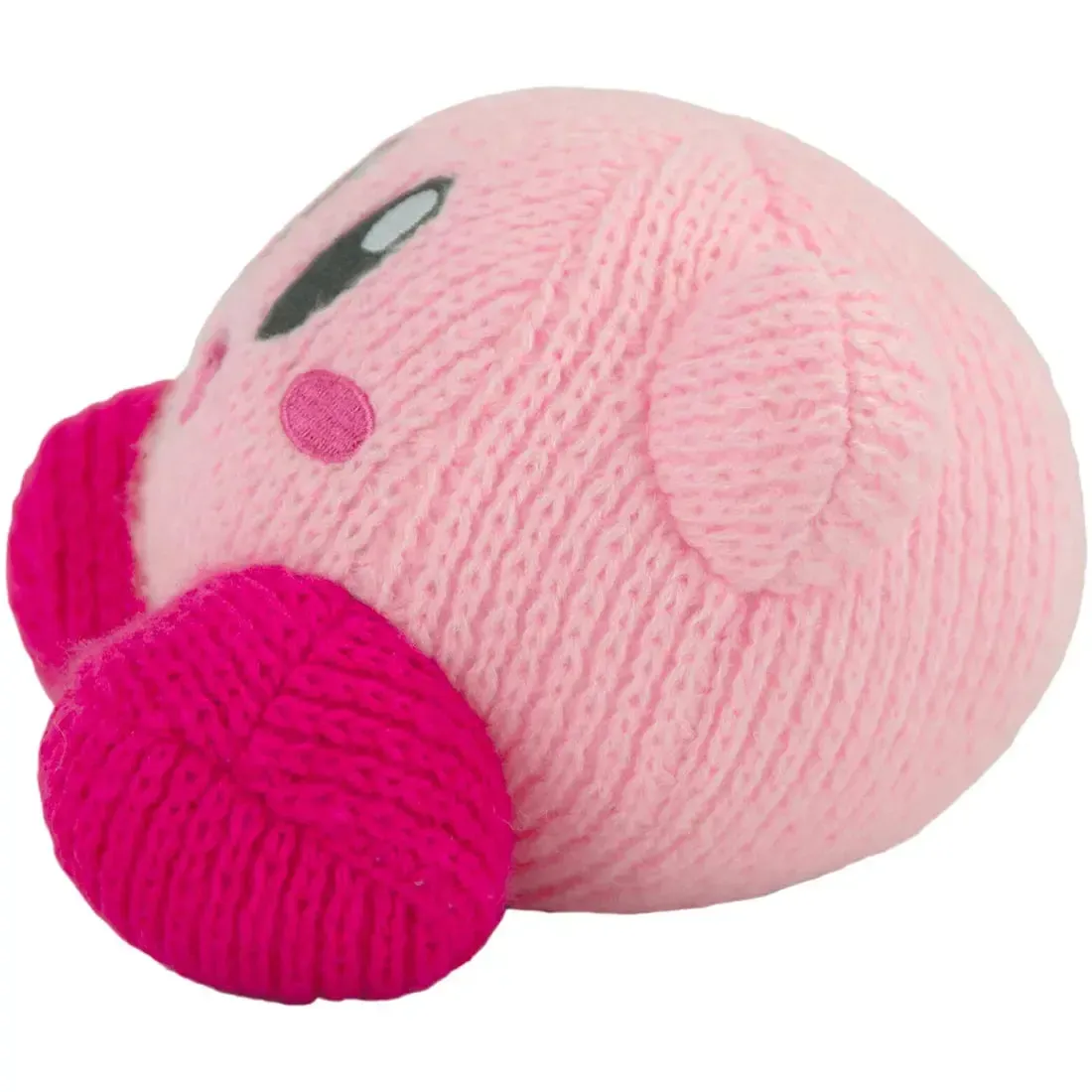 Kirby - Crochet Waving Kirby Plush (6") - Tomy - Nuiguru Knit Series - Image 4