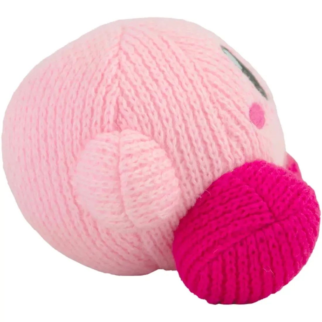 Kirby - Crochet Waving Kirby Plush (6") - Tomy - Nuiguru Knit Series - Image 5
