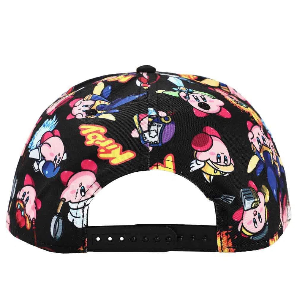 Kirby - Powered Up Snapback Hat (All Over Print, Sublimated, Flat Bill) - Bioworld - Image 2