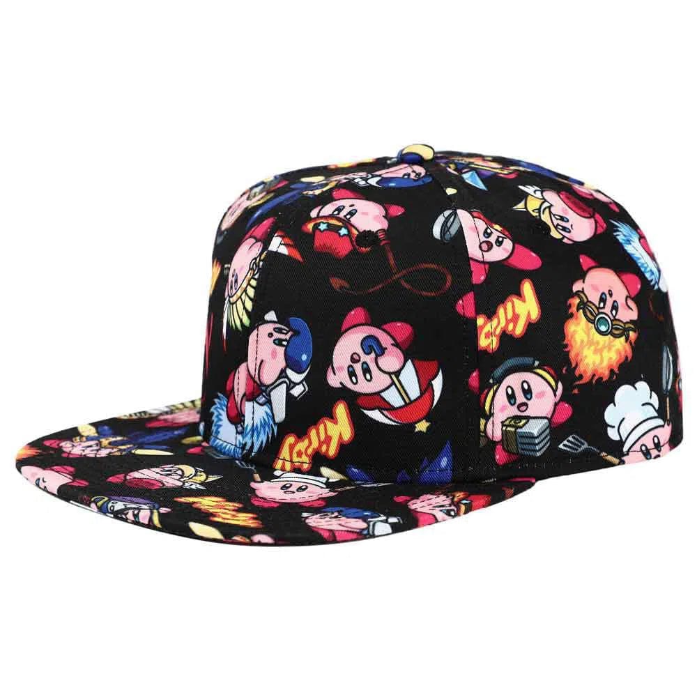 Kirby - Powered Up Snapback Hat (All Over Print, Sublimated, Flat Bill) - Bioworld - Image 3