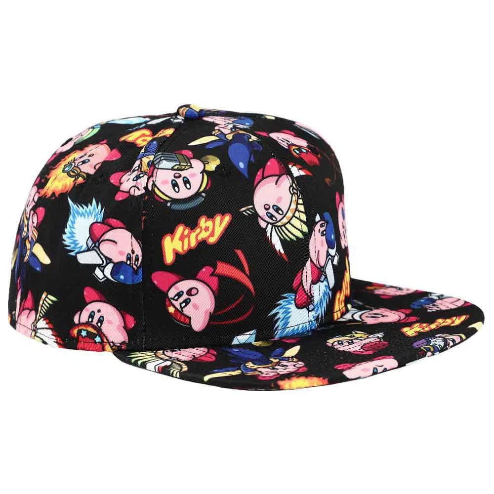 Kirby - Powered Up Snapback Hat (All Over Print, Sublimated, Flat Bill) - Bioworld - Image 4