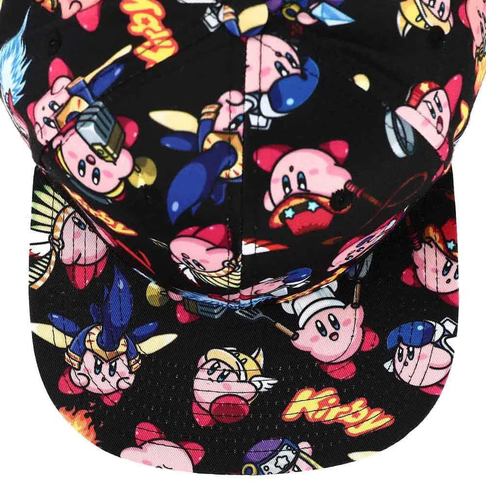 Kirby - Powered Up Snapback Hat (All Over Print, Sublimated, Flat Bill) - Bioworld - Image 6