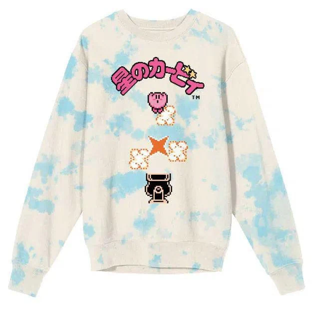 Kirby - Retro 8-Bit Famicom Kirby Sweatshirt (Washed, Unisex) - Bioworld