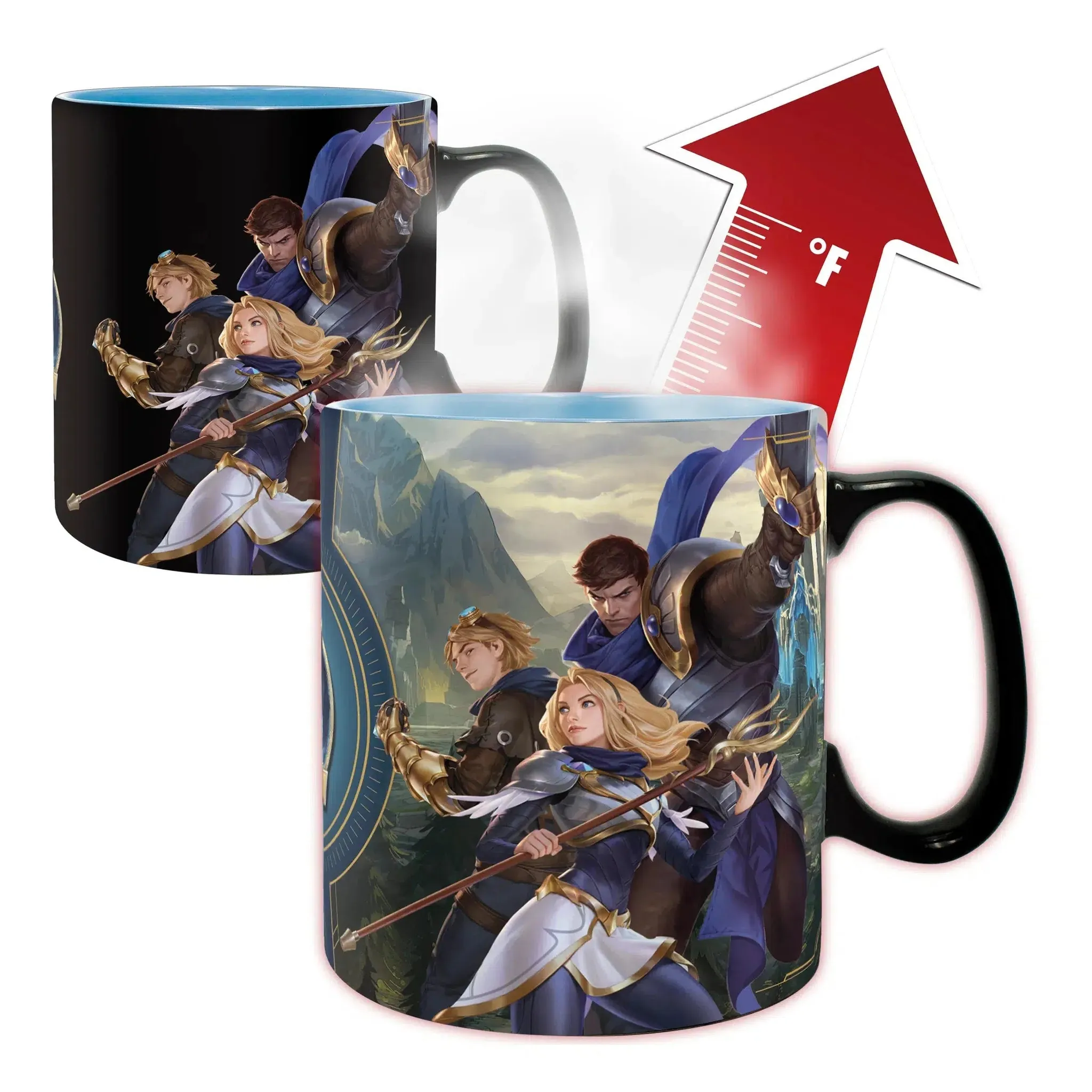 League of Legends - Demacia vs. Noxus Heat-Change Ceramic Mug (16 oz.) - ABYstyle - Image 3