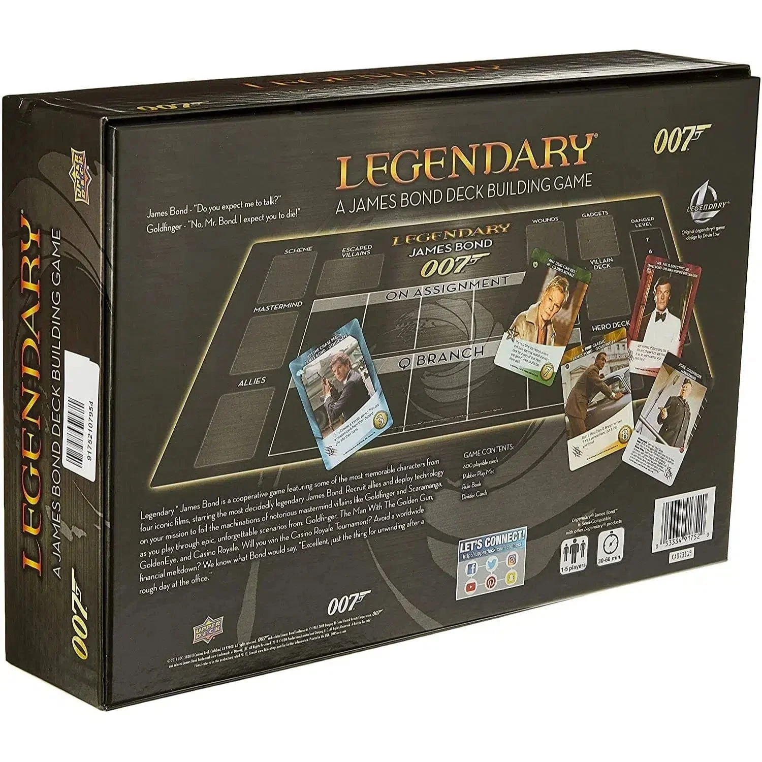Legendary: A James Bond Deckbuilding Game - Card Game - Upper Deck Entertainment - Image 3