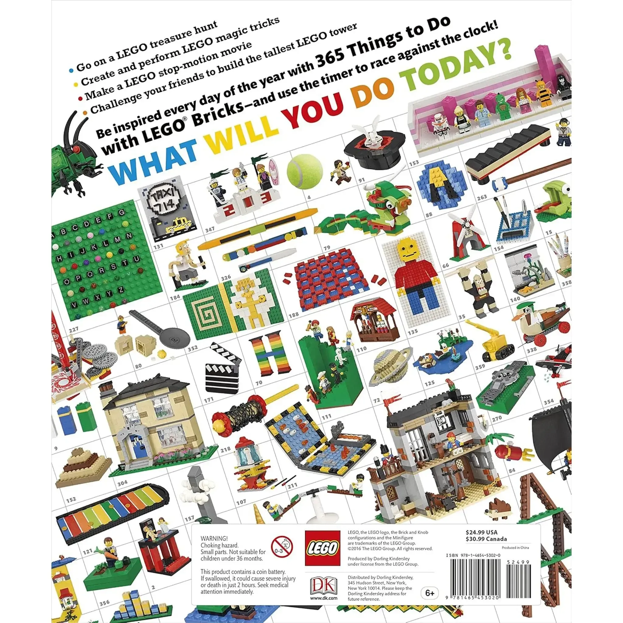 LEGO - 365 Things to Do with LEGO Bricks Hardcover Activity Book - DK Publishing - (2021) - Image 3