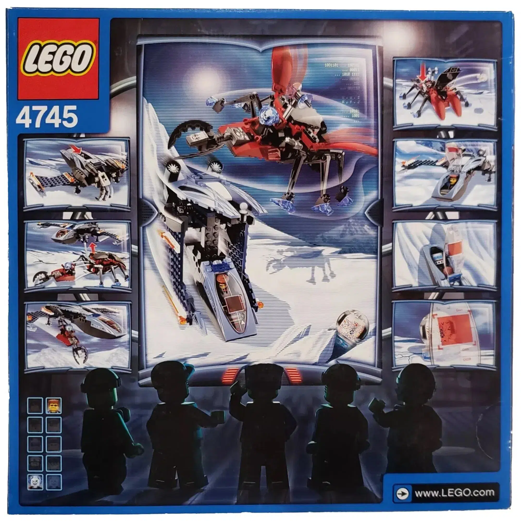LEGO [Alpha Team] - Blue Eagle versus Snow Crawler Building Set - Mission Deep Freeze Series (4745) - Image 7
