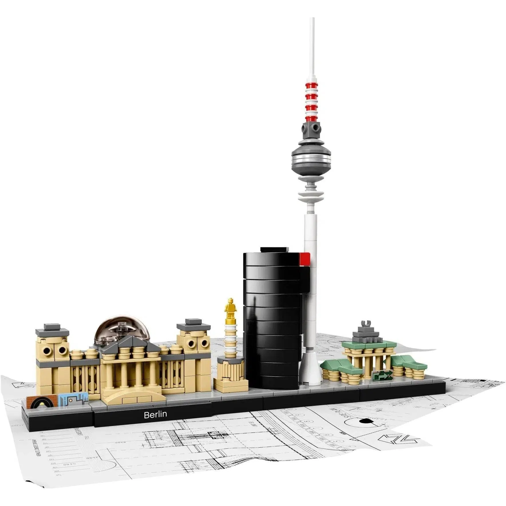 LEGO [Architecture] - Berlin Building Set - Skylines Series (21027) - Image 3
