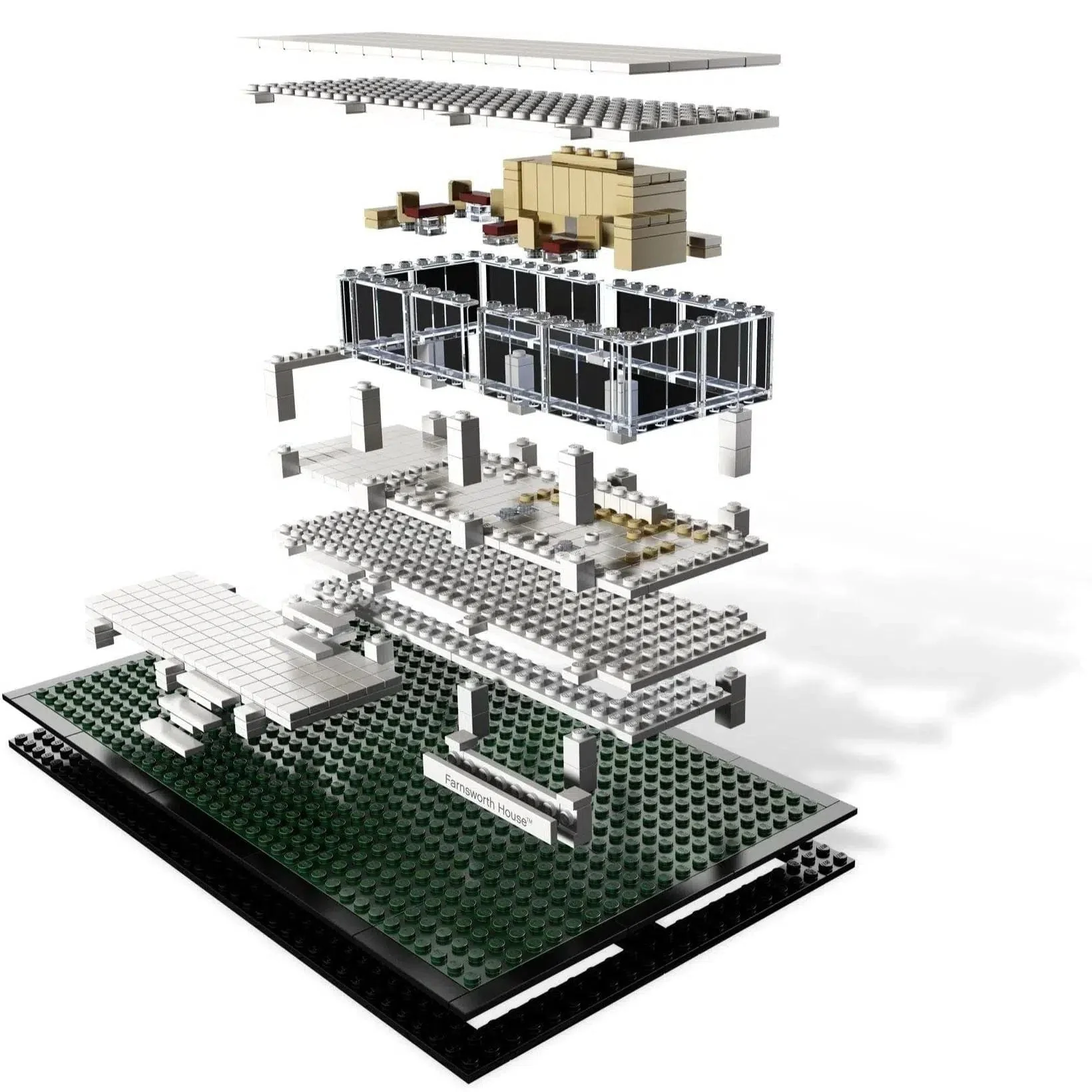 LEGO [Architecture] - Farnsworth House Building Set - Architect Series (21009) - Image 4
