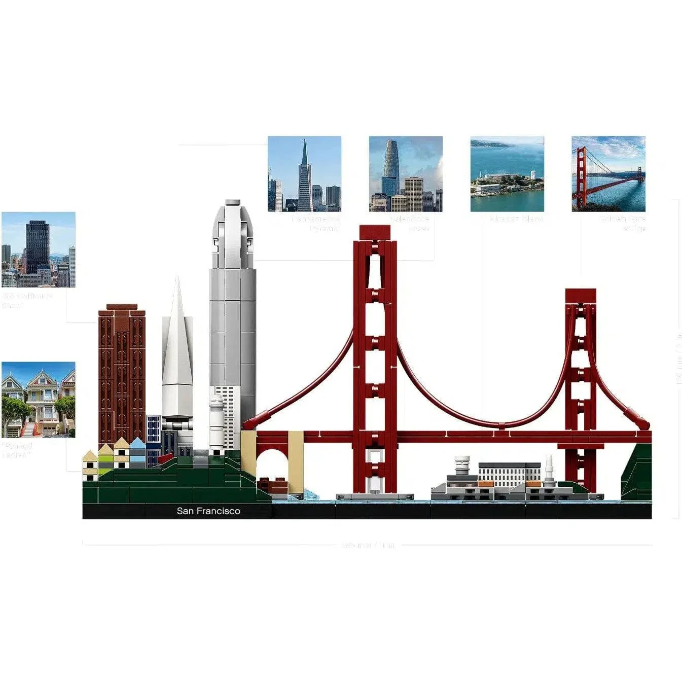 LEGO [Architecture] - San Francisco Building Set - Skylines Series (21043) - Image 3