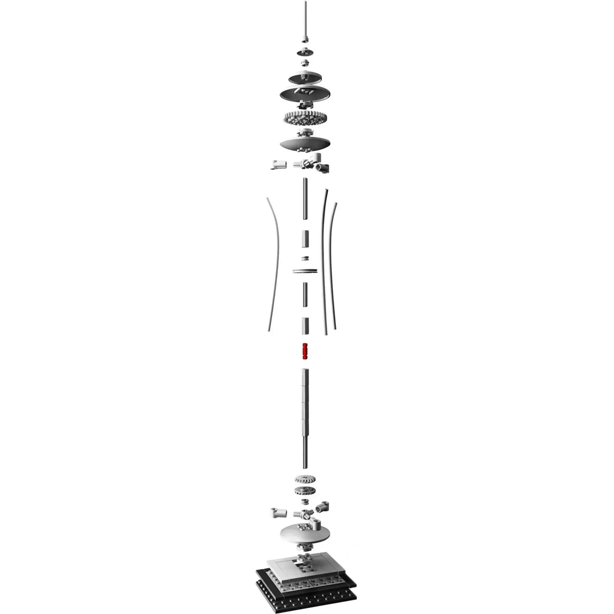 LEGO [Architecture] - Seattle Space Needle Building Set - Landmark Series (21003) - Image 6