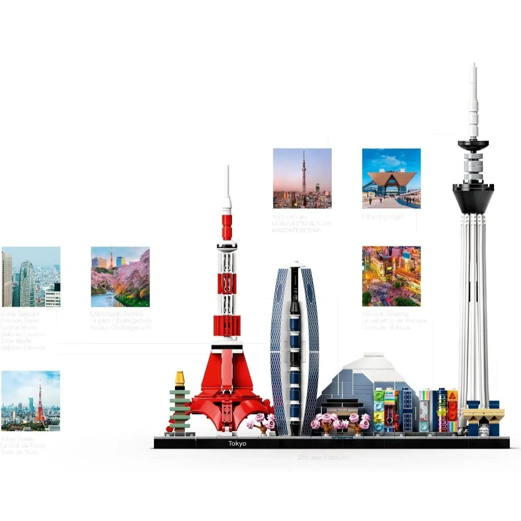 LEGO [Architecture] - Tokyo Building Set - Skylines Series (21051) - Image 3