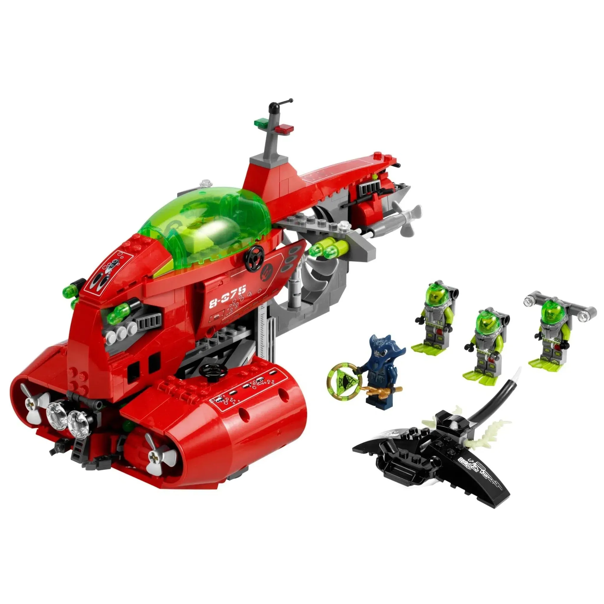LEGO [Atlantis] - Neptune Carrier Building Set - Series (8075) - Image 2