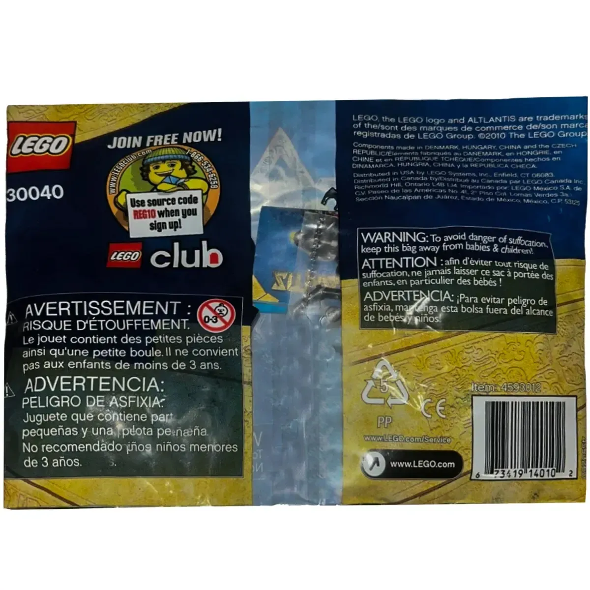 LEGO [Atlantis] - Octopus Building Set - Promotional Series (30040) - Image 3
