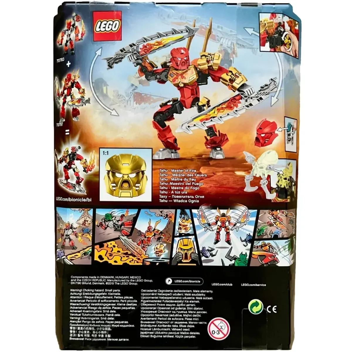 LEGO [Bionicle] - Tahu - Master of Fire Building Set - Toa Masters Series (70787) - Image 3