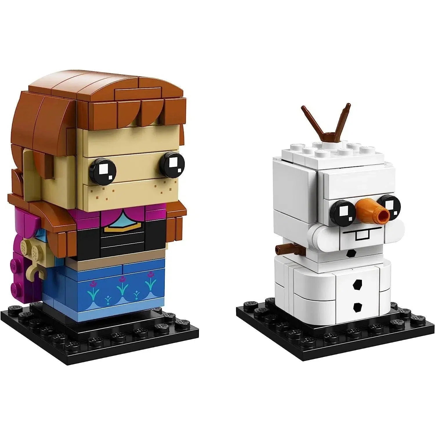 LEGO [BrickHeadz] - Anna & Olaf Building Set - Disney Series (41618) - Image 2