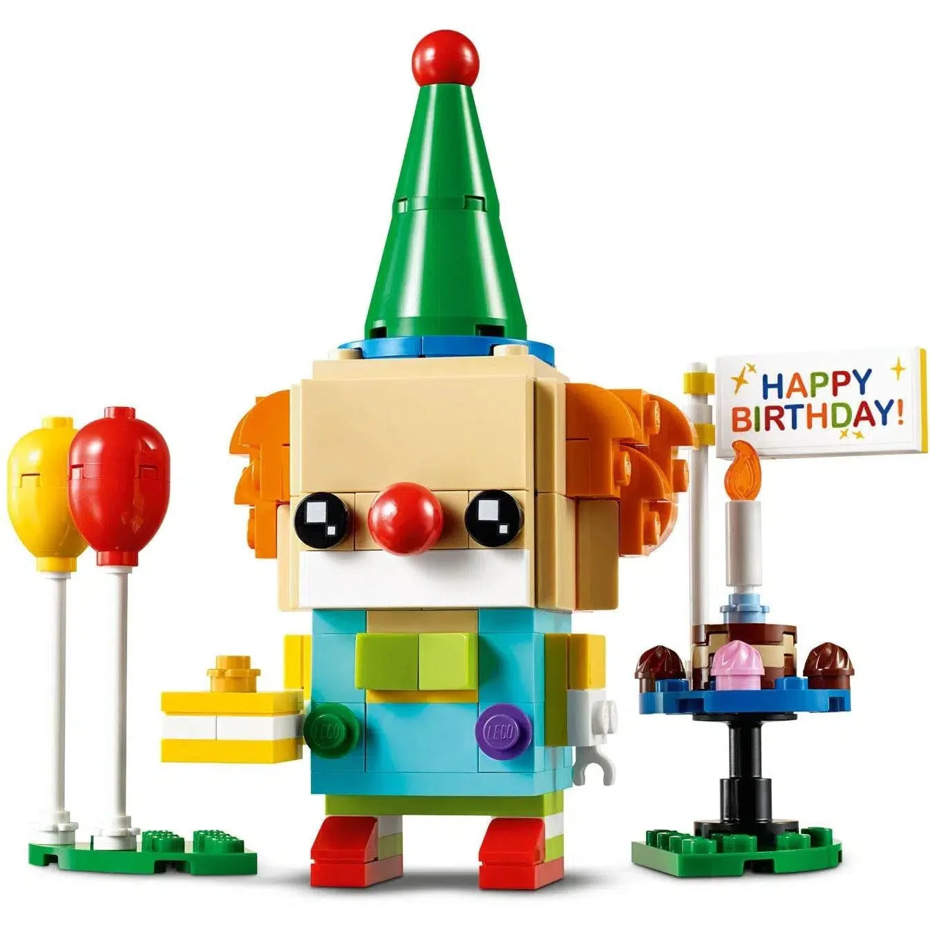LEGO [BrickHeadz] - Birthday Clown Building Set - Seasonal Series (40348) - Image 2